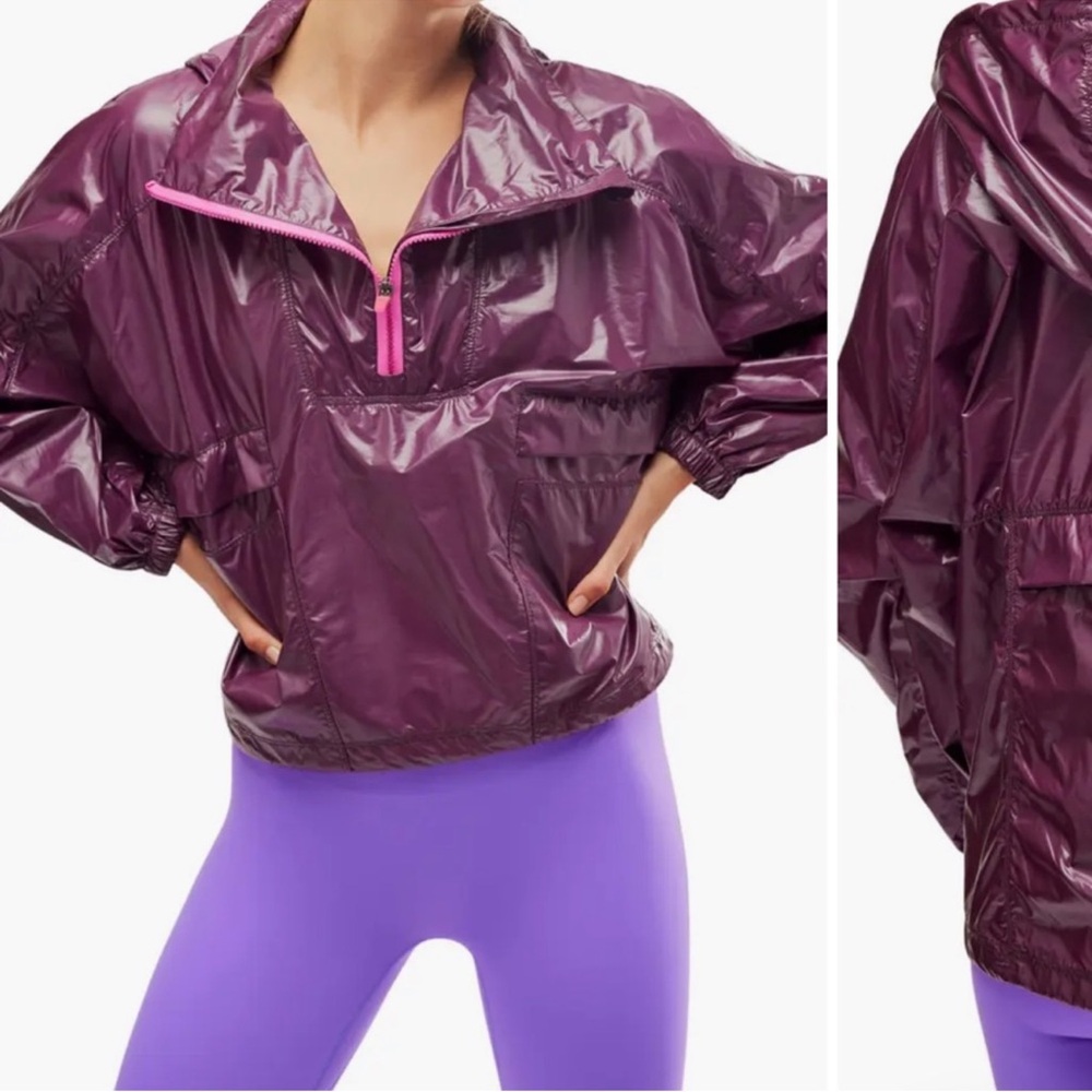 FP Movement Spring Showers Water Resistant Packable Rain Jacket